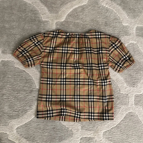 Burberry Girl's Sheryl Check-Print Blouse - Picture 2 of 7